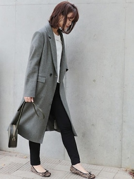 「OAD NEW YORK（オーエーディーニューヨーク）のアイテム」を使った、tokuhiroさん（レディース・164cm）の冬コーディネート