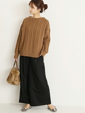 tokuhiroさん（レディース・164cm）の冬コーディネート