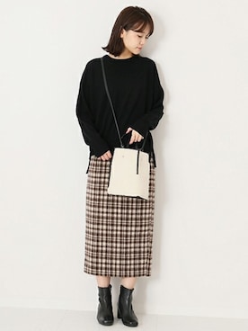 tokuhiroさん（レディース・164cm）の冬コーディネート