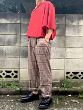 「revertical（リバーティカル）のアイテム（パンツ）」を使った、kanataさん（メンズ・165cm）の夏コーディネート