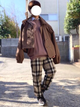 「ZIP FIVE（ジップファイブ）のアイテム（トレンチコート）」を使った、kanataさん（メンズ・165cm）の冬コーディネート