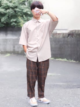 「ルーズフィット」｜kanataさん（メンズ・165cm）の夏コーディネート