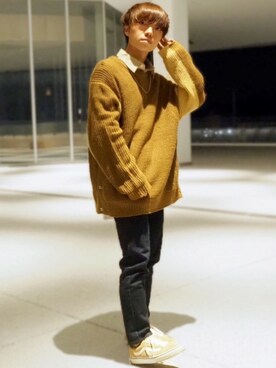 「KUUUPY」｜「アイテム（その他）」を使った、kanataさん（メンズ・165cm）の秋コーディネート