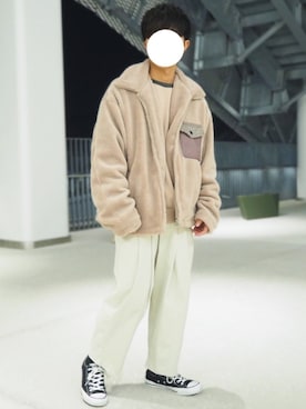 「LILL」｜「アイテム（ブルゾン）」を使った、kanataさん（メンズ・165cm）の冬コーディネート