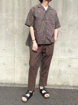 てるおさん(メンズ・182cm)の春コーディネート