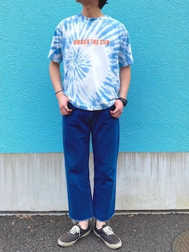 「BAYFLOW(BAYFLOW)」｜「アイテム（腕時計）」を使った、てるおさん（メンズ・182cm）の春コーディネート
