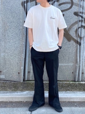 「Acne Studios（アクネストゥディオズ）のアイテム」を使った、てるおさん（メンズ・182cm）の春コーディネート