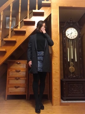 「beige，（ベイジ）のアイテム」を使った、かのんさん（レディース・155cm）の冬コーディネート