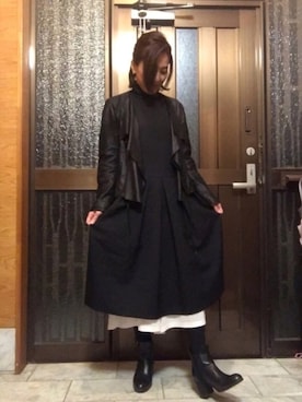「pas de calais（パドカレ）のアイテム（オールインワン・サロペット）」を使った、かのんさん（レディース・155cm）の夏コーディネート