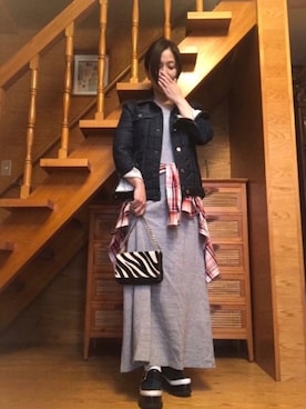 「theory（セオリー）のアイテム（バッグ）」を使った、かのんさん（レディース・155cm）の春コーディネート