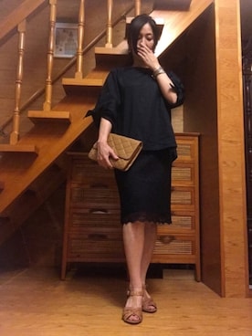 かのんさん（レディース・155cm）の夏コーディネート