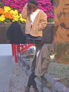「LOWLYS FARM」｜wakapiさん（レディース・153cm）の秋コーディネート