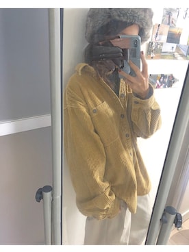 「430（フォーサーティ）のアイテム（帽子）」を使った、wakapiさん（レディース・153cm）の冬コーディネート