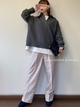 𝕐 𝕌 ℝ 𝕀*さん(レディース・154cm)の春コーディネート