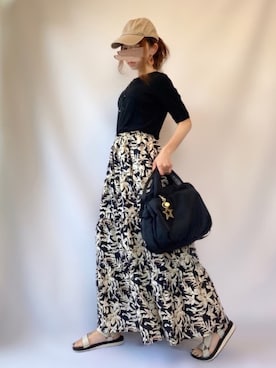 「カッコイイ女子」｜「アイテム（その他）」を使った、𝕐 𝕌 ℝ 𝕀*さん（レディース・154cm）の春コーディネート