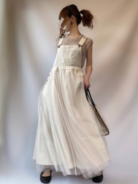 「KOBE LETTUCE」｜「アイテム（その他）」を使った、𝕐 𝕌 ℝ 𝕀*さん（レディース・154cm）の夏コーディネート