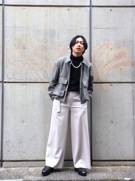 「メンズブーツ」｜kinchanさん（メンズ・170cm）の春コーディネート