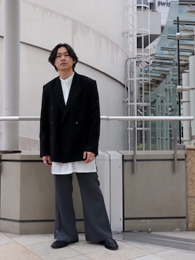 「LADMUSICIAN」｜kinchanさん（メンズ・170cm）の春コーディネート