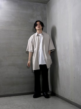 「Preek（プリーク）のアイテム」を使った、kinchanさん（メンズ・170cm）の春コーディネート