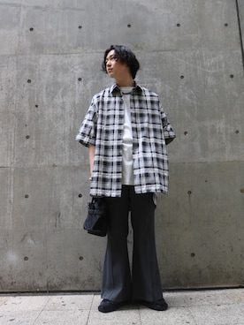 「Preek（プリーク）のアイテム」を使った、kinchanさん（メンズ・170cm）の春コーディネート