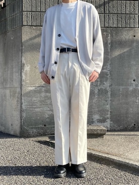 「UNIQLO U」｜しょうへいさん（メンズ・176cm）の春コーディネート