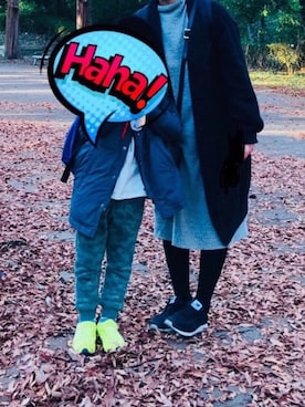 「ZARA（ザラ）のアイテム（ニット/セーター、グレー系）」を使った、rinkleさん（レディース・152cm）の秋コーディネート