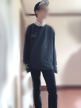 「JEANASIS（ジーナシス）のアイテム（パンツ）」を使った、pilowukayさん（メンズ・175cm）の春コーディネート