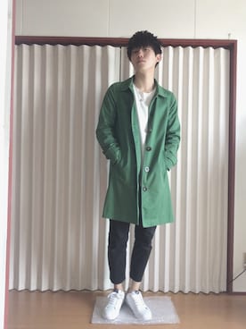 「Honeys（ハニーズ）のアイテム（ジャケット/アウター）」を使った、CHIBAさん（メンズ・170cm）の春コーディネート