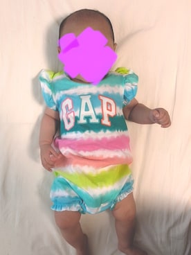 「babyGAP（babyGAP）のアイテム（ロンパース、その他）」を使った、emmaさん（キッズ）の冬コーディネート