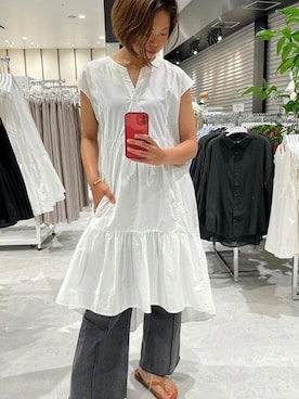 「coca（coca）（コカ）のアイテム（ワンピース/ドレス）」を使った、cocaさん（レディース・163cm）の春コーディネート
