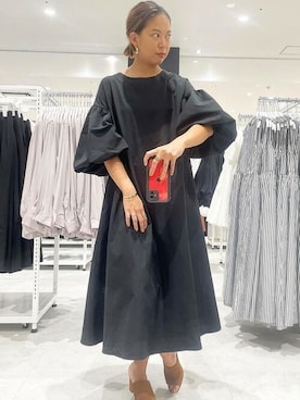 「coca（coca）（コカ）のアイテム（ワンピース/ドレス）」を使った、cocaさん（レディース・163cm）の夏コーディネート