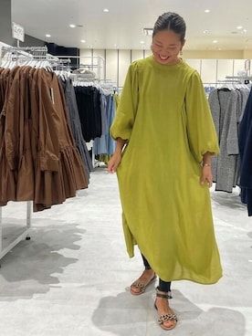 「coca（coca）（コカ）のアイテム（ワンピース/ドレス）」を使った、cocaさん（レディース・163cm）の秋コーディネート