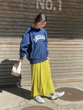 「カットオフ」｜cocaさん（レディース・162cm）の秋コーディネート