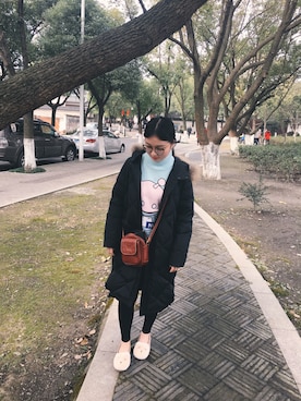 「LINDA FARROW（リンダファロー）のアイテム」を使った、beautyyuanさん（レディース・161cm）の冬コーディネート