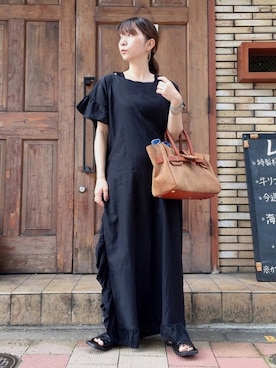 「Broe&Co（ブロー＆コー）のアイテム」を使った、KoHTさん（レディース・154cm）の夏コーディネート