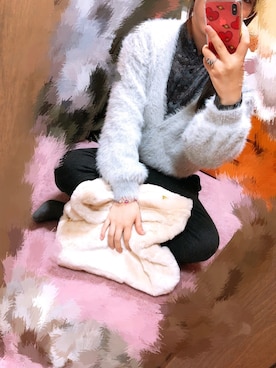 「かっちり」｜Momさん（レディース・157cm）の冬コーディネート