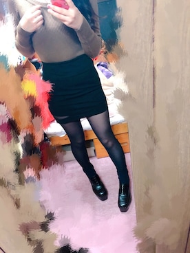 Momさん（レディース・157cm）の冬コーディネート