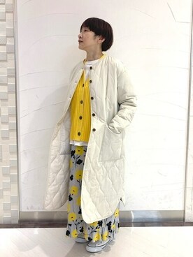 「SHIPS any（シップス エニィ）のアイテム（その他アウター）」を使った、大山さん（レディース・156cm）の秋コーディネート