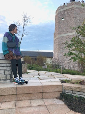 「NIKE ACG（ナイキエィシージー）のアイテム（ジャケット/アウター）」を使った、maiさん（レディース・155cm）の秋コーディネート