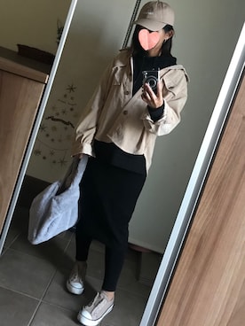 「しまむら（シマムラ）のアイテム（その他）」を使った、ゆんさん（レディース・153cm）の秋コーディネート