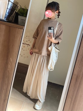 「しまむら（シマムラ）のアイテム（スリッポン）」を使った、ゆんさん（レディース・153cm）の秋コーディネート