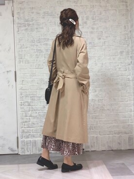 「AVAN LILY（アヴァンリリィ）のアイテム（ジャケット/アウター）」を使った、なこさん（レディース・163cm）の冬コーディネート