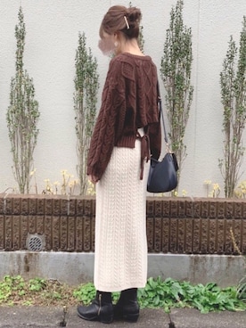 なこさん（レディース・163cm）の冬コーディネート