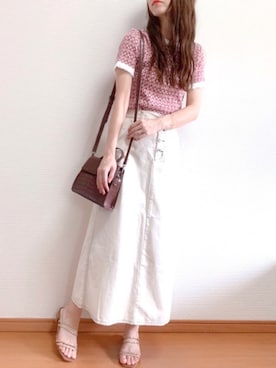 「Millennial Generation（ミレニアルジェネレーション）のアイテム」を使った、なこさん（レディース・163cm）の夏コーディネート