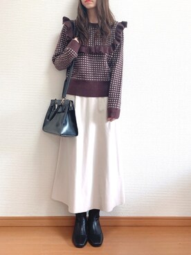 なこさん（レディース・163cm）の冬コーディネート