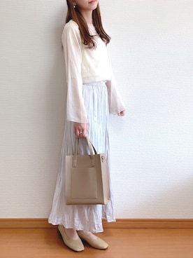 「AmbreNeige」｜「アイテム（パンプス）」を使った、なこさん（レディース・163cm）の春コーディネート