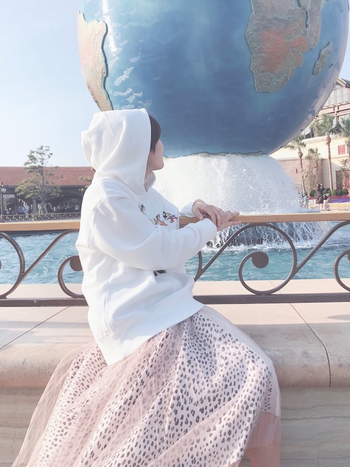 とうの Disneyのパーカーを使ったコーディネート Wear