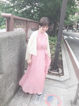 ワンピース ドレス ピンク系 を使った ショートカット の人気ファッションコーディネート Wear