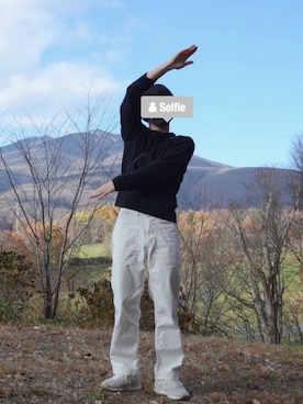 「YETI（イエティ）のアイテム」を使った、hikaruさん（メンズ・172cm）の冬コーディネート