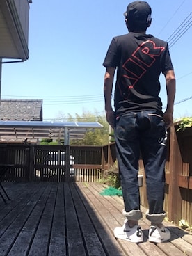 「fragment design（フラグメントデザイン）のアイテム（パンツ）」を使った、max190さん（メンズ・170cm）の春コーディネート